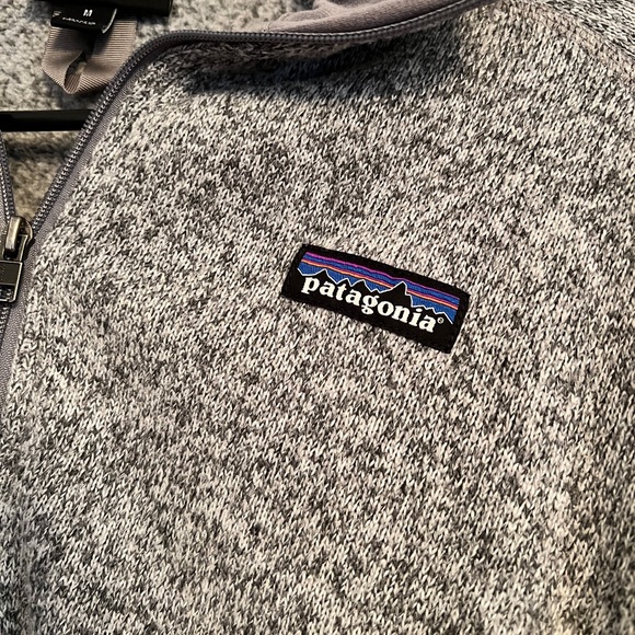 Patagonia | Women's Better Sweater® 1/4-Zip Fleece | Grey - Picture 4 of 6